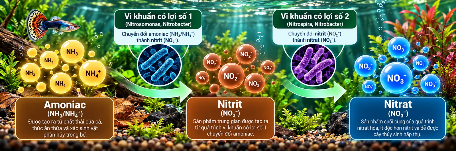 Vòng lặp chuyển hoá chất thải